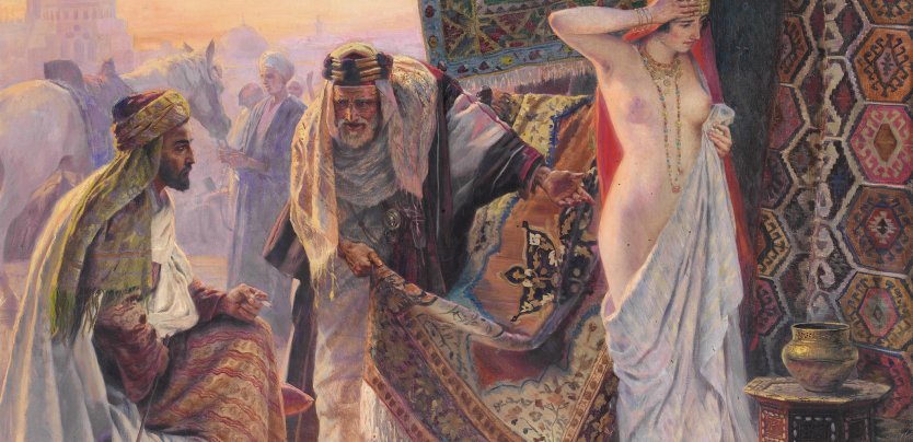 Эдуард Ансен-Хофманн. «Невольничий рынок»