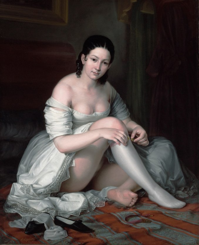 Чулки 19 века