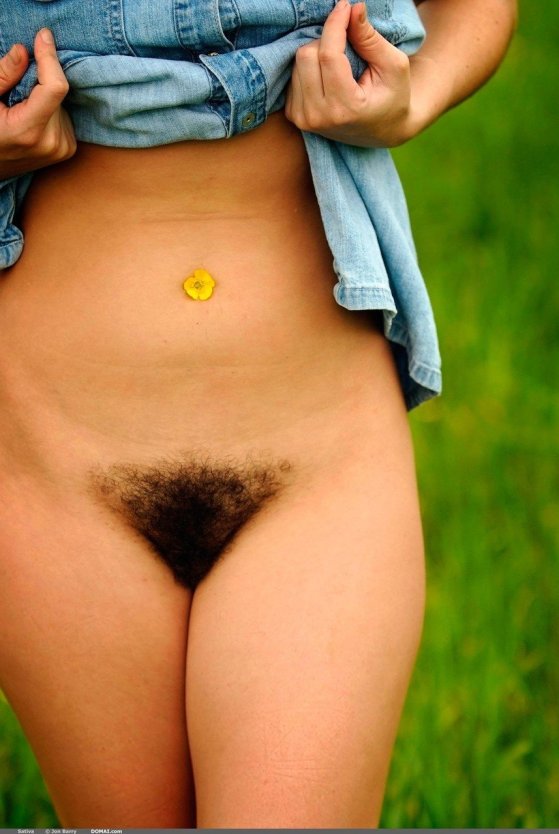 Красивый волосатый лобок