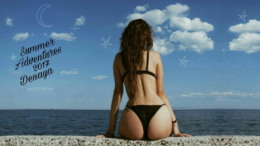 Анна Янкина на пляже