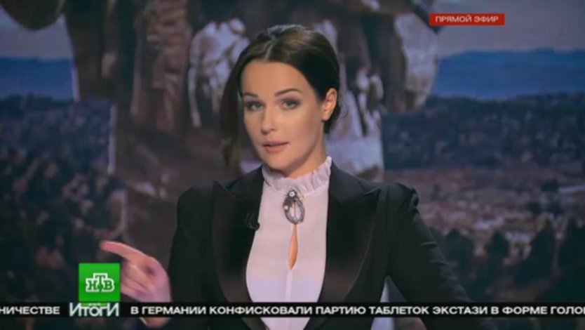 Ведущая центрального телевидения Анна Янкина
