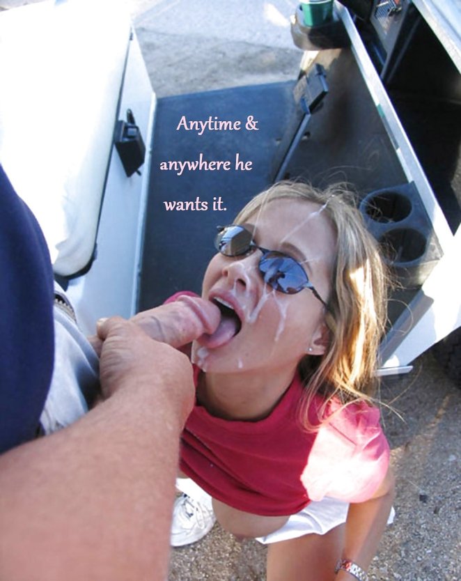 Кончает на лицо публично