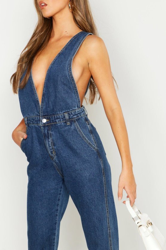 Комбинезон джинсовый