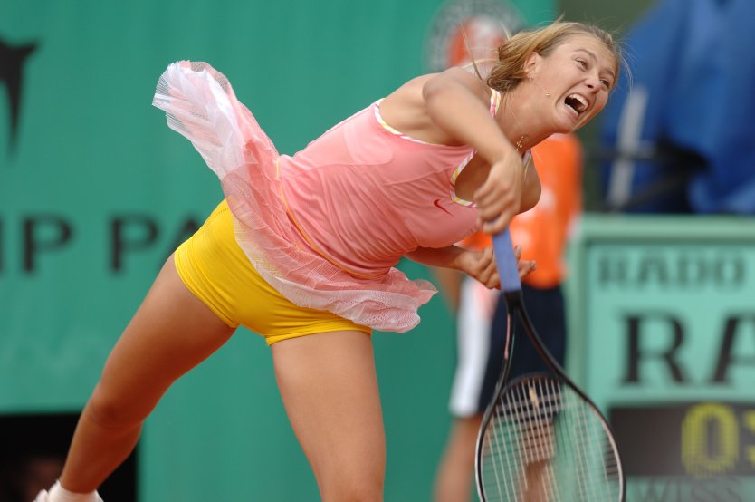 Арина Шарапова в молодости