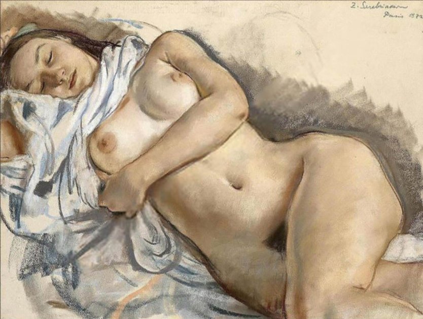 Зинаида Серебрякова картины ню