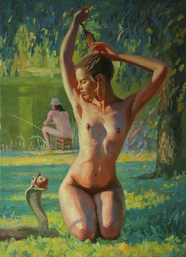 Художник Юрий Ковалев обнаженка