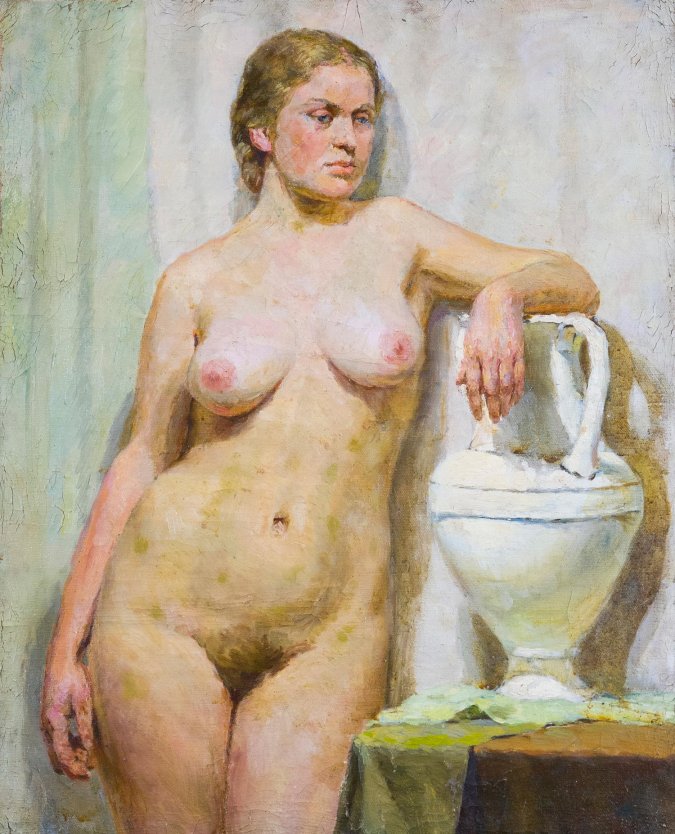 Голые женщины в Советской живописи