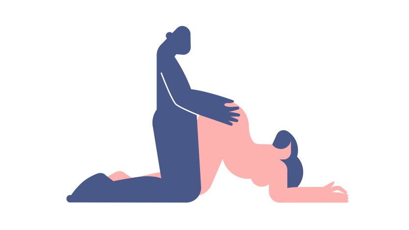 Камасутра поза Догги стайл