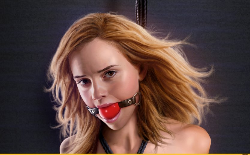 Эмма Уотсон кляп