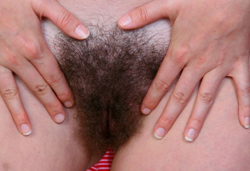 Сильно волосатые женские киски