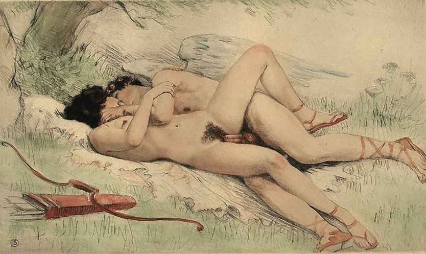 Авриль Эдуар Анри эротические картины