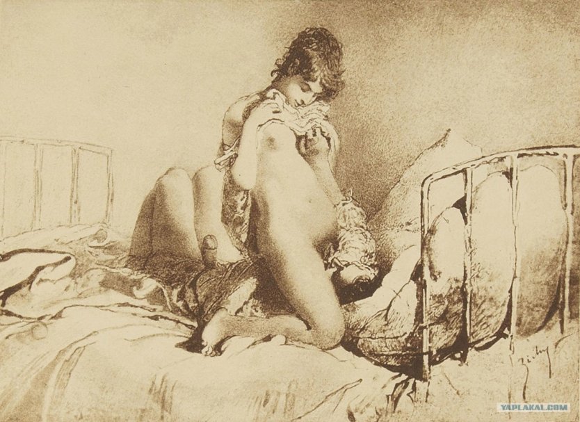 Михай Зичи эротические Гравюры