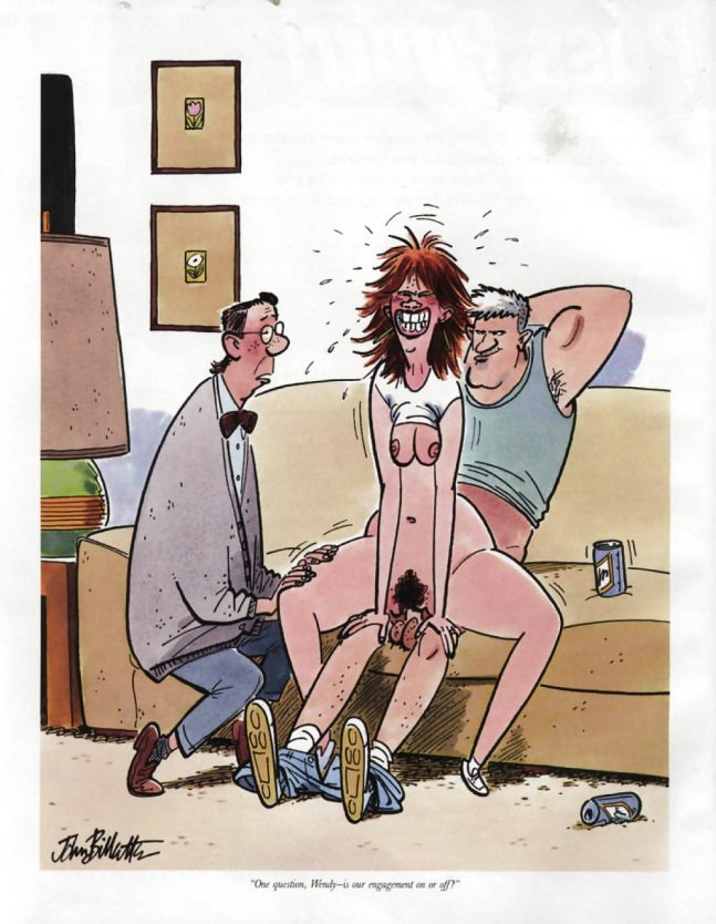 Возбужденный пенис карикатура