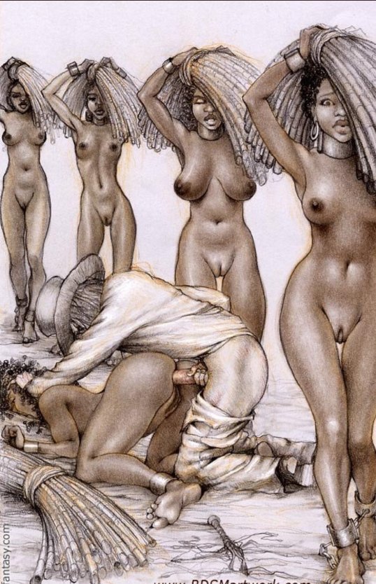 (Порно рисунки негритянки рабыни)