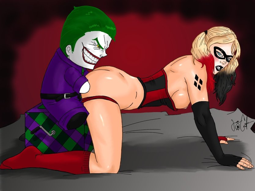 Харли Квинн и Джокер хентай