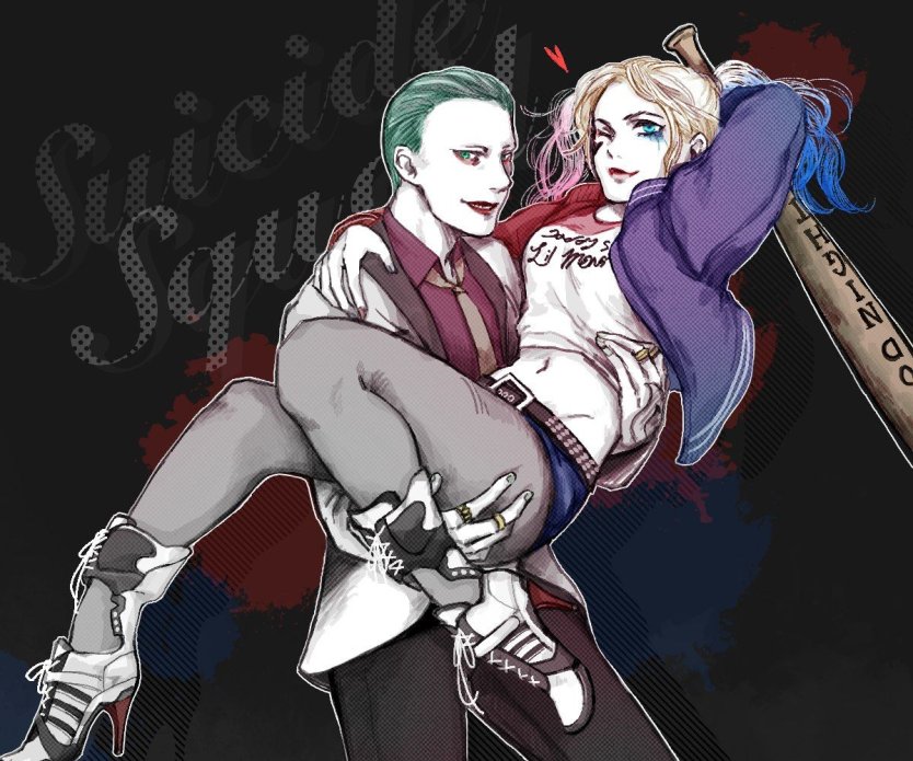 Харли Квин и Джокер Эротический арт