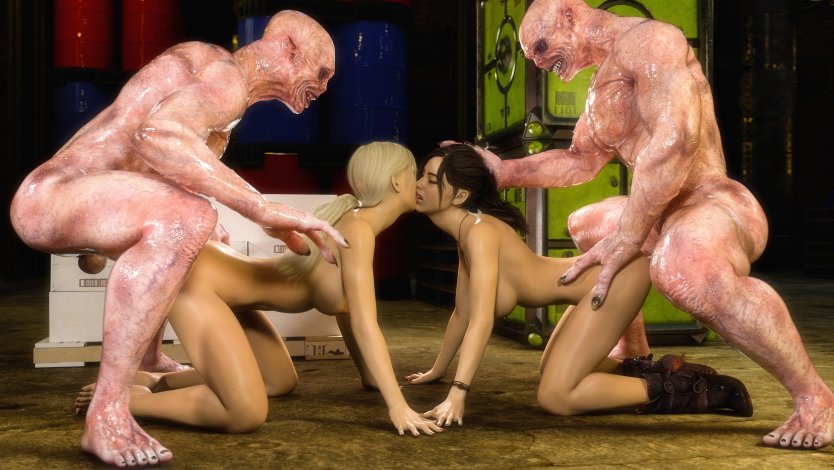 3dzen Resident Evil xxx 6 - Central Station СЛИМДОГ