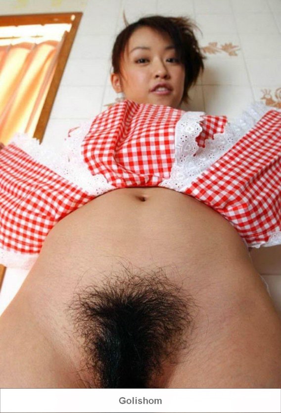 Голые японки с волосатой киской