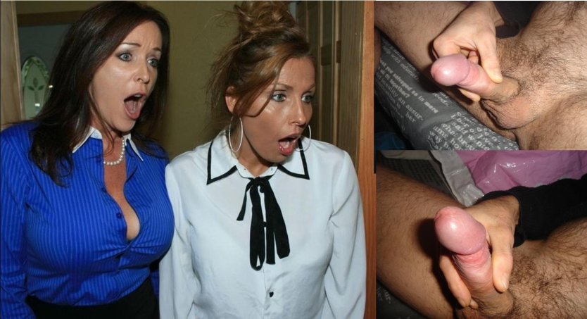 Девушка увидела огромный хуй