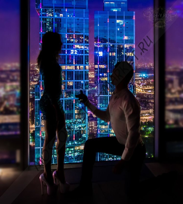 Голые в окнах Москва Сити